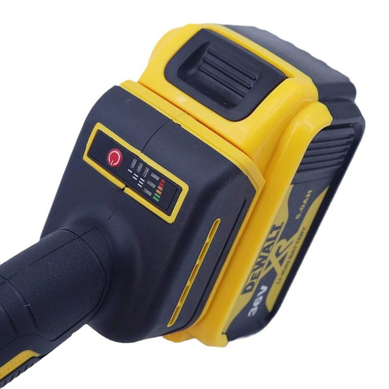 Dingwei kraftfull 18v 8a litium batteribastlöst vinkelkvarn